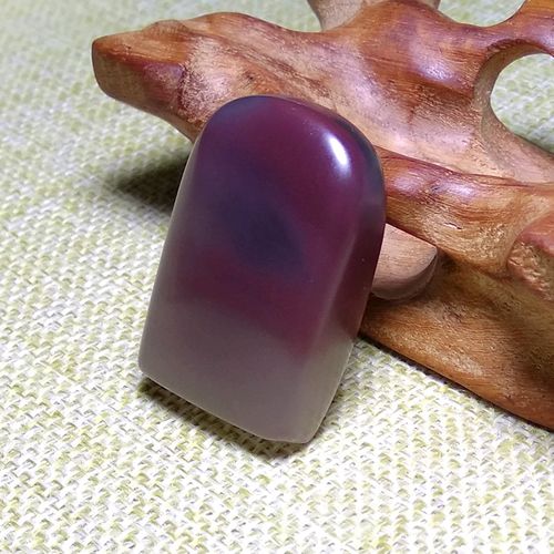 紫绿玛瑙原石净料洛南秦紫玉毛料媲美战国南红盐源俏色石典轩 x79