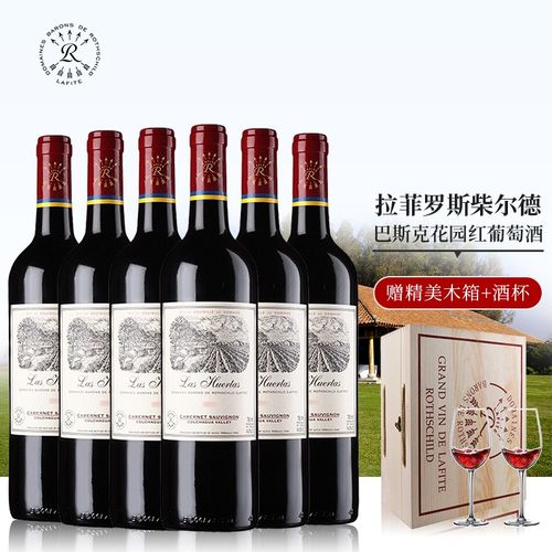 拉菲罗斯柴尔德红酒 巴斯克酒庄花园干红葡萄酒  智利进口红酒整箱