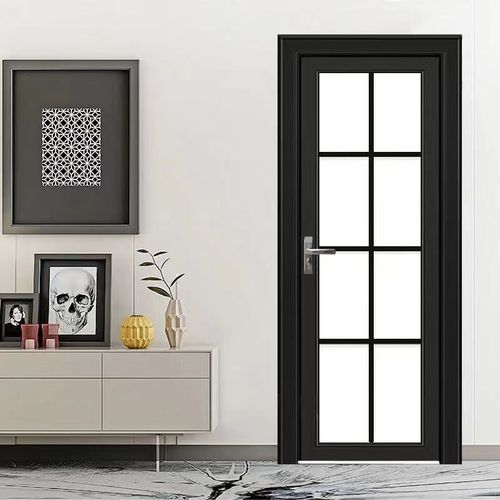 新款极窄卫生间门长虹玻璃厕所门浴室内洗手间门厨房铝合金平开门