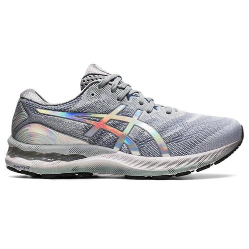 asics/亚瑟士正品男子 gel-nimbus 23 platinum 时尚运动跑步鞋