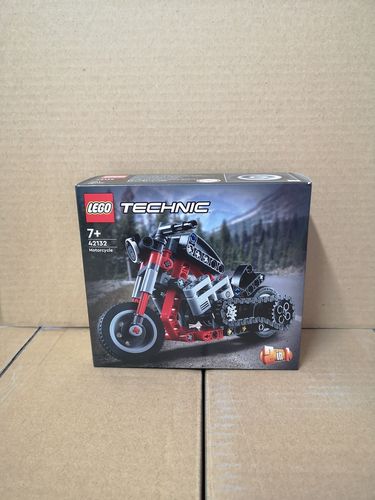 正品现货lego乐高科技机械组42132摩托车二合一 拼装积木玩具礼物
