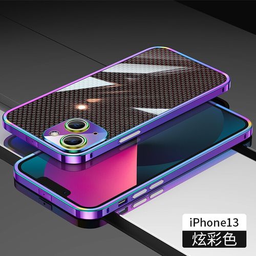 max金属边框12pro金属镜头防摔时尚男女保护 苹果13【炫彩色】