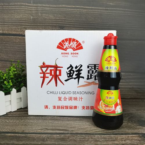 港顺辣鲜露400ml*6瓶整箱 麻辣香辣红烧凉拌菜增鲜川菜调味料