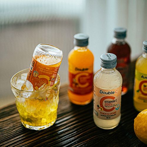 泰国进口饮料网红果汁柠檬百香果荔枝蜜桃维生素饮料小瓶装160ml