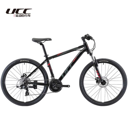 ucc山地车 uccmd铝合金山地越野运动骑行自行车线碟刹入门通勤26赛车