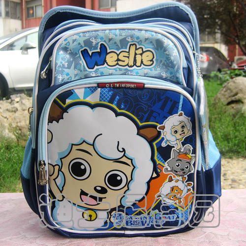 专柜正品 正宗喜羊羊书包 小学生书包 双肩包 护脊通气 yb0033