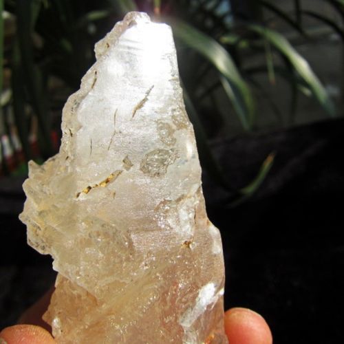 天然白水晶骨干原石 发晶冰糖晶骨干原石石簪云母共生水晶