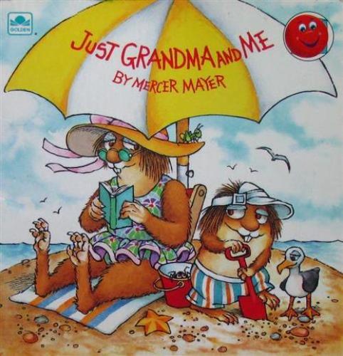 just grandma and me  by mercer mayer平装golden book只是奶奶和我