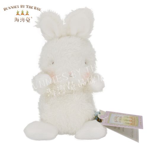 美国bunniesbythebay兔子腮红小坐羊治愈毛绒公仔送