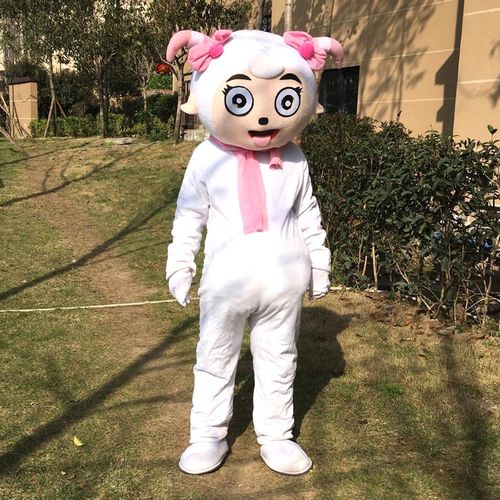 重庆出租喜洋洋灰太狼美羊羊卡通人偶cos道具成人行走人偶表演服