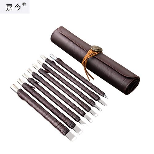 嘉今篆刻刀钨钢雕刻刀手工雕刻工具木雕雕刻刀具印章篆刻工具套装
