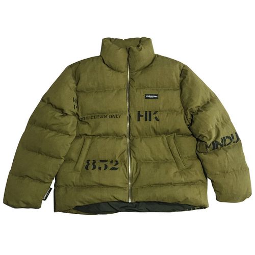 v industries vmade 19秋冬 军事色彩连帽休闲羽绒服外套