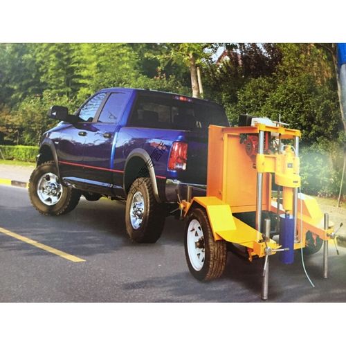 定制适用台州市建设工程机械厂 hzt-200型拖载式混凝土钻孔取芯机 车