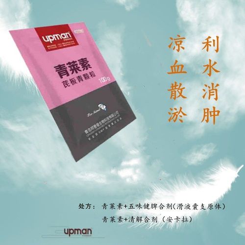 兽用芪板青颗粒抗病毒安卡拉滑液囊支原体特效抗利水消肿鸡鸭猪药