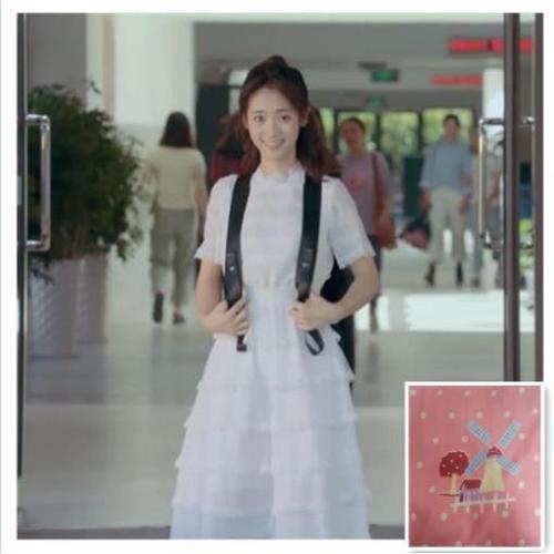 致我们暖暖的小时光邢菲司徒末同款衣服蛋糕裙子蕾丝时尚连衣裙夏