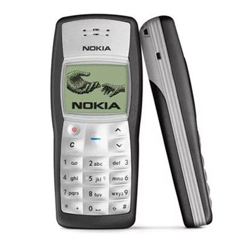 诺基亚老款1100黄屏老年人手机直板按键经典收藏学生备用老人手机