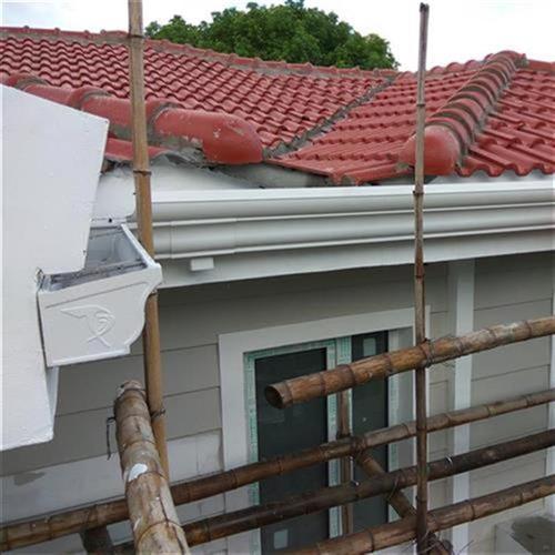 新品檐槽c铝合f金天沟檐沟屋檐雨水槽落水l管房檐雨水槽排水槽下