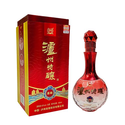 泸州特酿柔和 42度浓香型白酒6瓶x500ml整箱婚宴