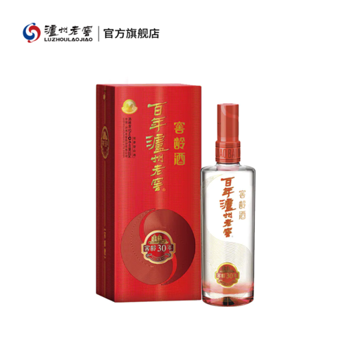[酒厂自营]百年泸州老窖 窖龄酒30年 52度500ml 单瓶装 浓香型白酒