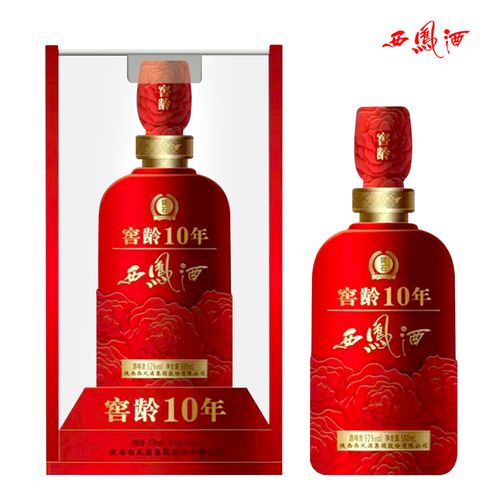 窖龄西凤酒(10年)52° 白酒500ml/瓶