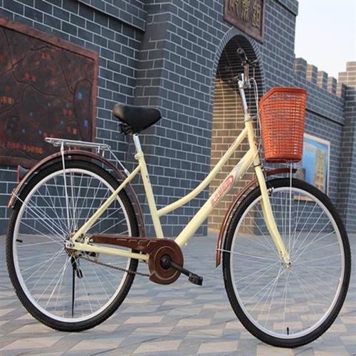 复古变速自行车轻便成人学生自行车女式男式24寸26寸自行车美式车 单
