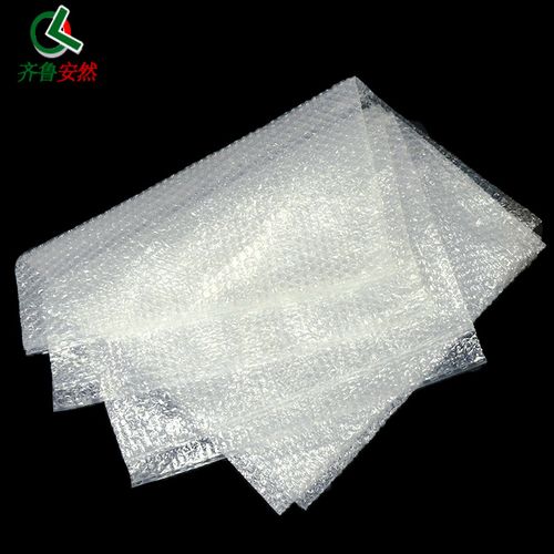 齐鲁安然 气泡袋加厚防震汽泡膜 快递包装 泡泡纸缓冲气泡袋 透 单层