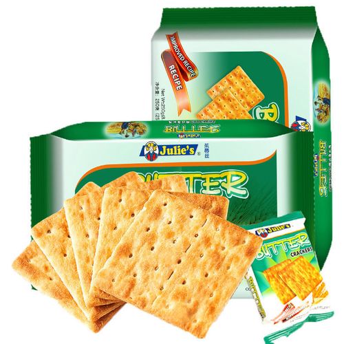 julie"s茱蒂丝奶油苏打饼干咸味薄脆梳打饼干进口零食小吃600g装
