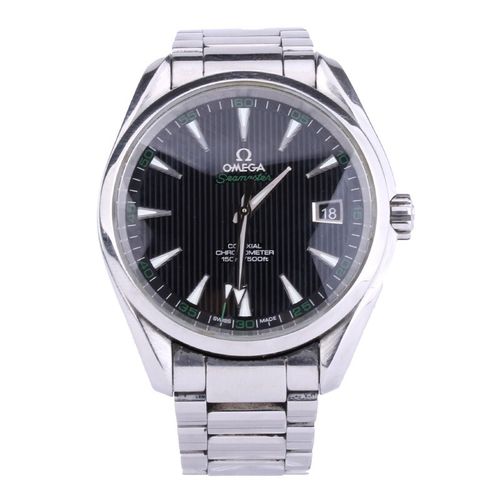 【二手95新】欧米茄男表海马系列男士自动机械二手手表钟表表径41.