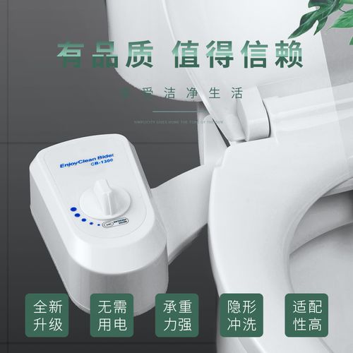 享洁洁身器不用电智能马桶盖洗屁屁冲洗器家用喷枪坐便盖喷头日本