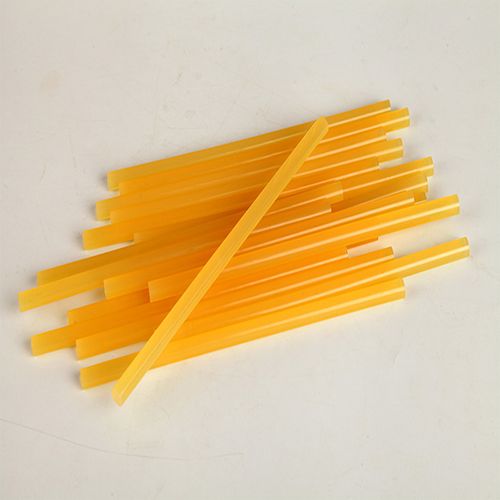 透明高粘热熔胶棒 热熔胶条胶棒热熔胶7mm11mm 黄色热熔胶棒