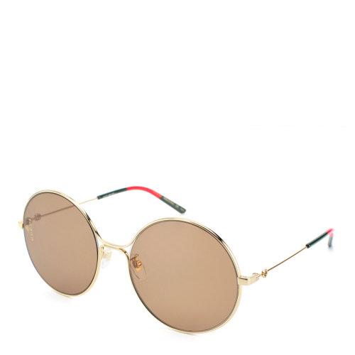 【包税】gucci/古驰 女士时尚金属圆形太阳镜墨镜眼镜gg0395s多色可选