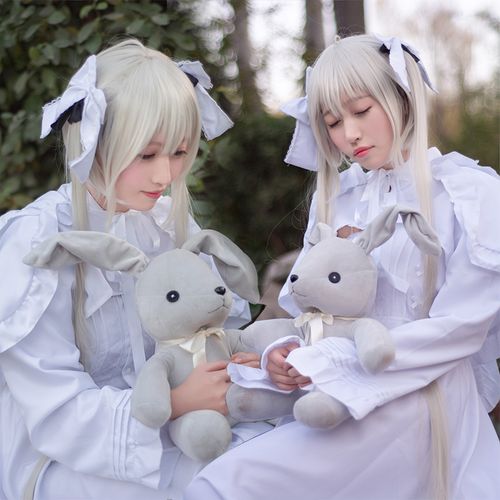 包邮缘之空春日野穹cos服穹妹兔耳洋装cosplay服装女装lolita裙