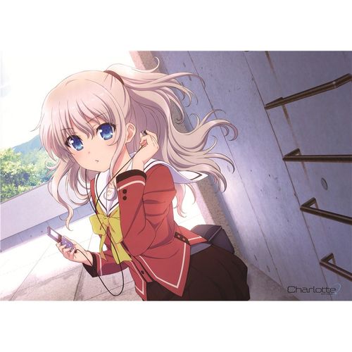 狼天影 charlotte夏洛特海报墙贴画友利奈绪柚咲步未二次元动漫学生