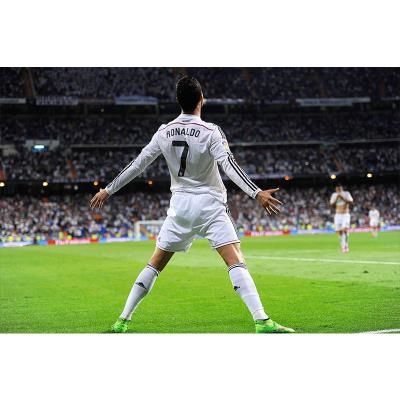 c罗海报纸墙贴足球明星cr7罗纳尔多宿舍墙壁画墙贴纸壁纸自粘定制