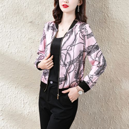 mvmc早秋季2021年新款女短外套薄宽松韩版夹克开衫