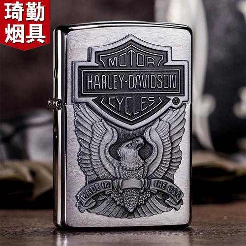 原装正版zippo打火机 哈雷美国制造200hdh284雄鹰展翅