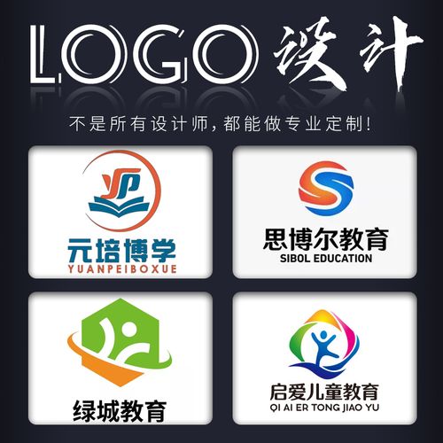 教育头像头标机构手绘培训logo设计招牌音乐轮滑钢琴商标注册街舞