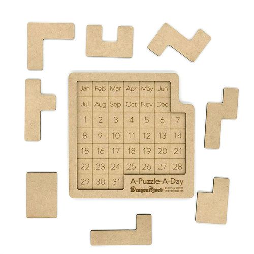 dragonfjord日历拼图a-puzzle-a-day益智谜题高难度木玩具puzzle