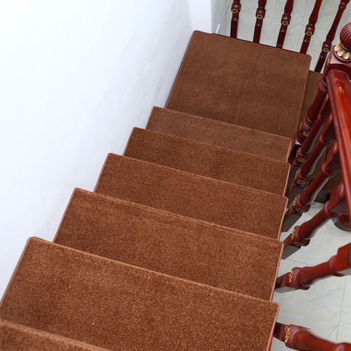 高密加厚楼梯踏步垫防滑满铺免胶自粘楼梯垫家用实木楼梯地毯订制