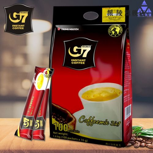 越南g7咖啡三合一速溶咖啡进口原味香浓600g/800g 800g【song5包新品