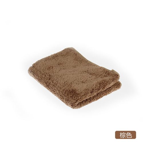 家政保洁专用毛巾清洁七色地板抹布吸水不掉毛双层珊瑚绒清洁毛巾 25*