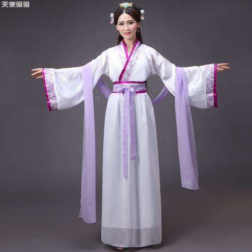 古装服装仙女 演出服七仙女 改良汉服女装唐装汉服服装襦裙送披帛