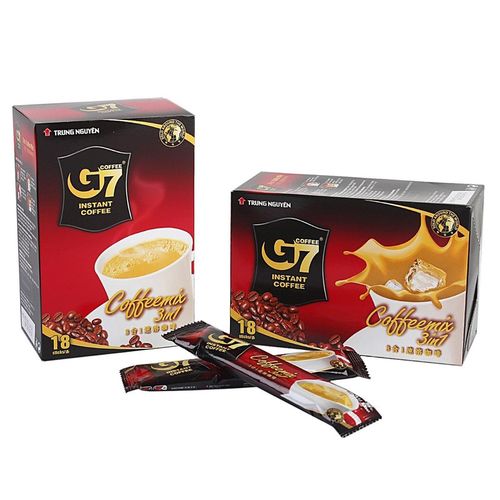 越南中原g7咖啡即速溶原味香浓3合1咖啡粉原装 原味288g*2盒