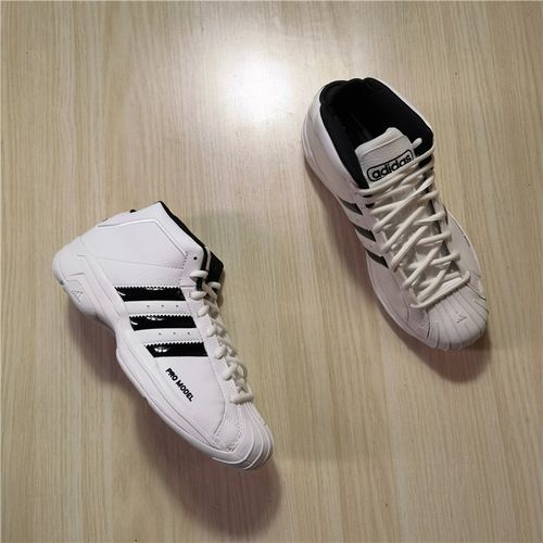 阿迪达斯adidas pro model 2glow 男子经典复古耐磨篮球鞋 fw4344