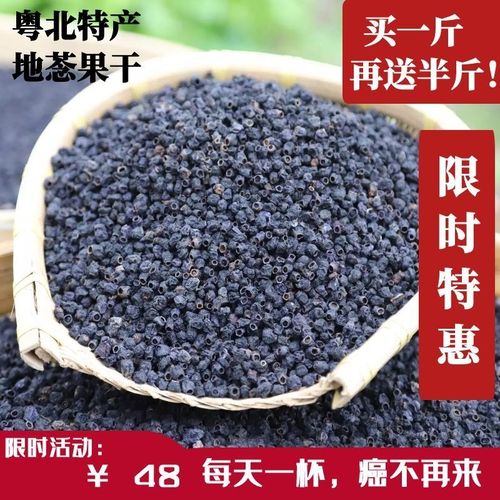 天然野生地稔子地念干地捻果 粤北土特产煲汤泡酒养生野果地菍50g