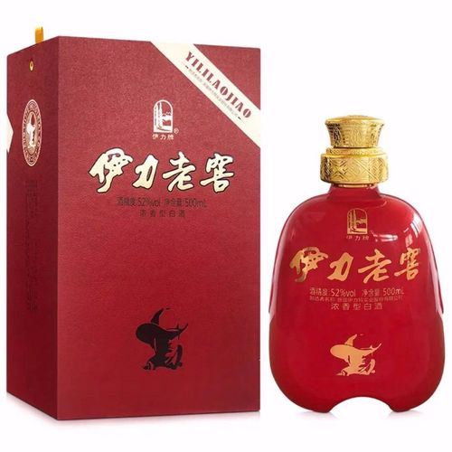 伊力特 新伊力老窖 英雄本色 52度 整箱装白酒 500ml*6瓶 浓香型