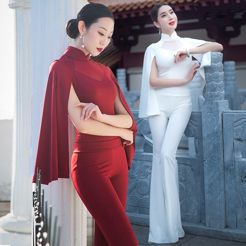 女新款东方名媛形体衣礼仪服名师马小薇高端定制导师走秀课堂礼服