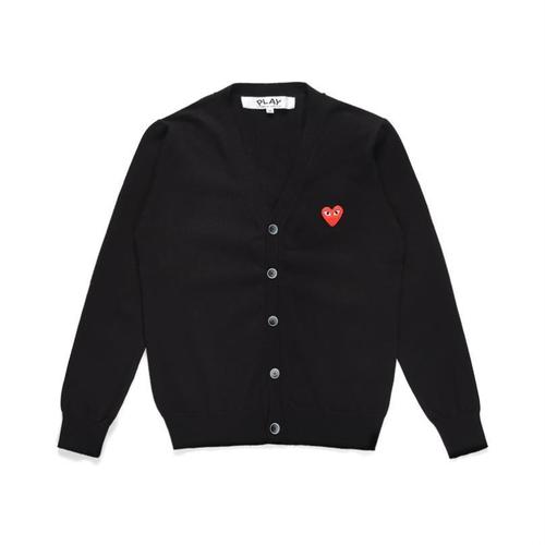 play comme des garcons川久保玲cdg 经典爱心开衫针织衫毛衣男女