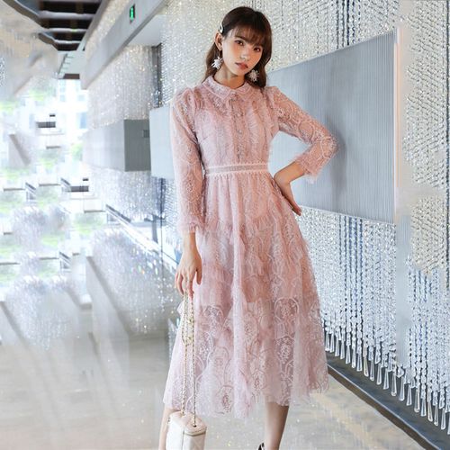 2022新款连衣裙洋气女人味今年流行名媛风裙子高级感重工轻奢礼服