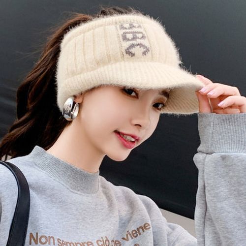 恒源祥针织帽女帽子女包头头巾帽冬加绒空顶套头发带